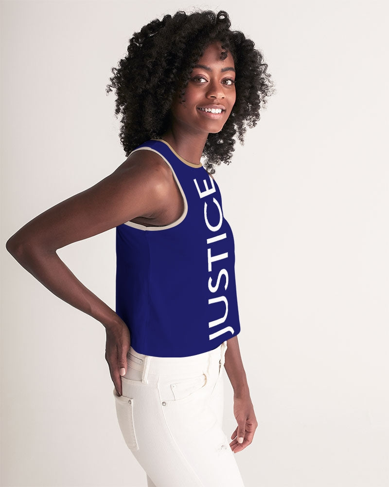 Freedom and Justice Ladies Cropped Tank