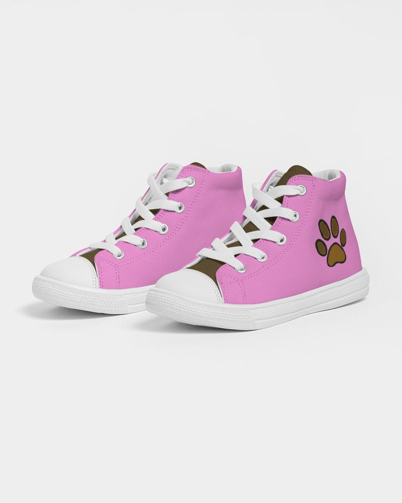 Dog's Best Friend Girls Hightop Canvas Shoe