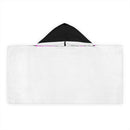 Zebra Pink Girls Hooded Towel-8