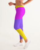 Cali Flower Ladies Yoga Pants-3