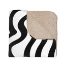 Zebra Print Sherpa Blanket-1