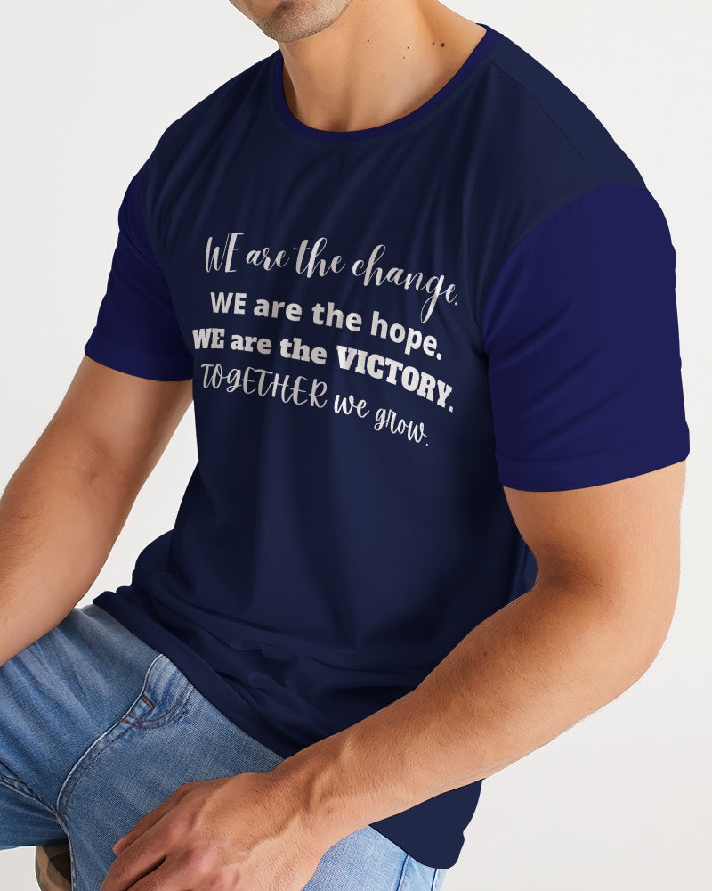 Unity and Freedom Men's Blue Tee