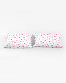 Pink Hearts Queen Pillow Case-2
