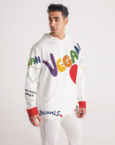 Vegan Heart Men's Hoodie-7