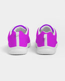Solid Hot Pink Ladies Athletic Shoe-5