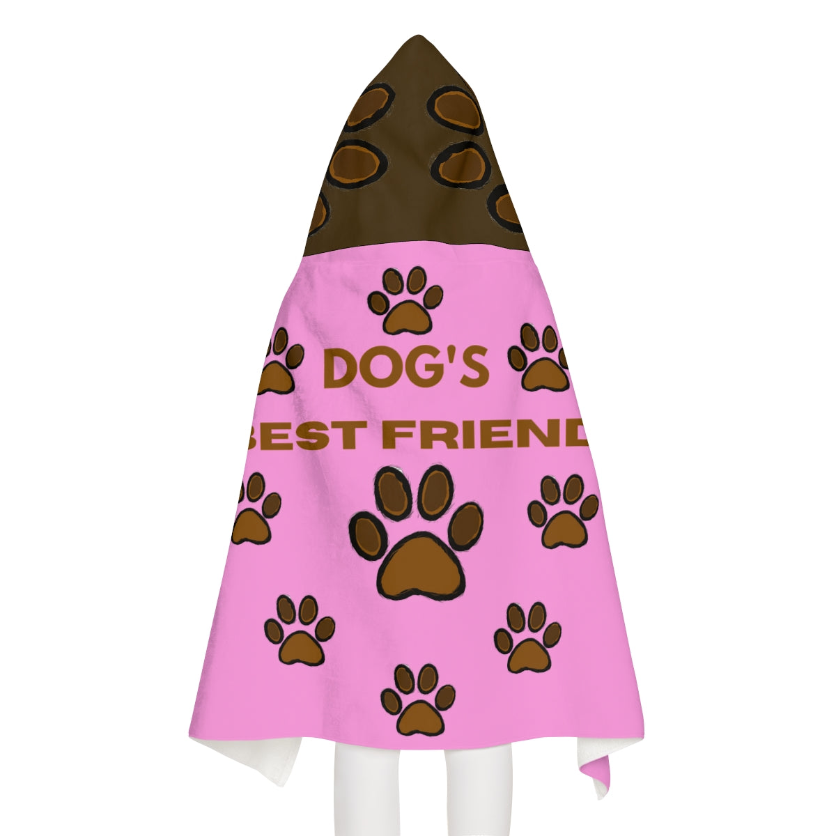 Dog's Best Friend Girls Hooded Towel