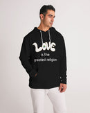 Love Is The Greatest Religion Men's Hoodie (QR CODE ON THE BACK FOR BRAND SUPPORTERS)-1