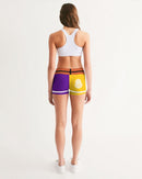 HOOP LEGEND Ladies Mid-Rise Yoga Shorts-5