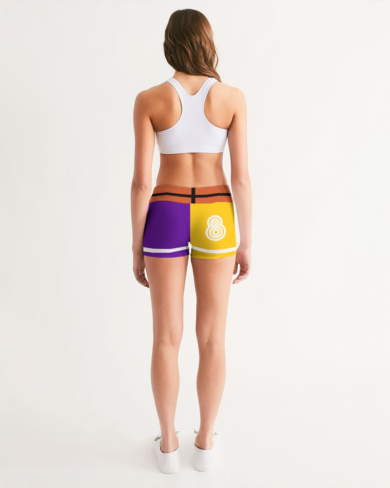 HOOP LEGEND Ladies Mid-Rise Yoga Shorts