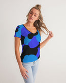 Deep Water Ladies V-Neck Tee-3