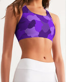 Purple Fusion Ladies Seamless Sports Bra-4