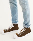 Dark Brown Hightop Men's Shoe-1