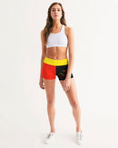 Don't Forget To Stretch Ladies Mid-Rise Yoga Shorts-3