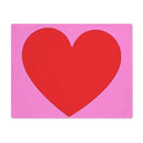 Big Red Heart Pink Placemat-3