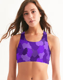 Purple Fusion Ladies Seamless Sports Bra-1