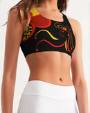 Don't Forget To Stretch Ladies Seamless Sports Bra-4