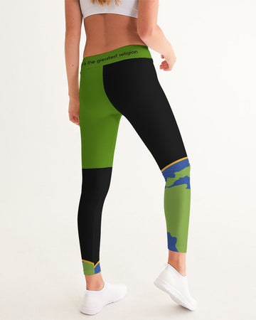 Love Is The Greatest Religion Yoga Pants - 0
