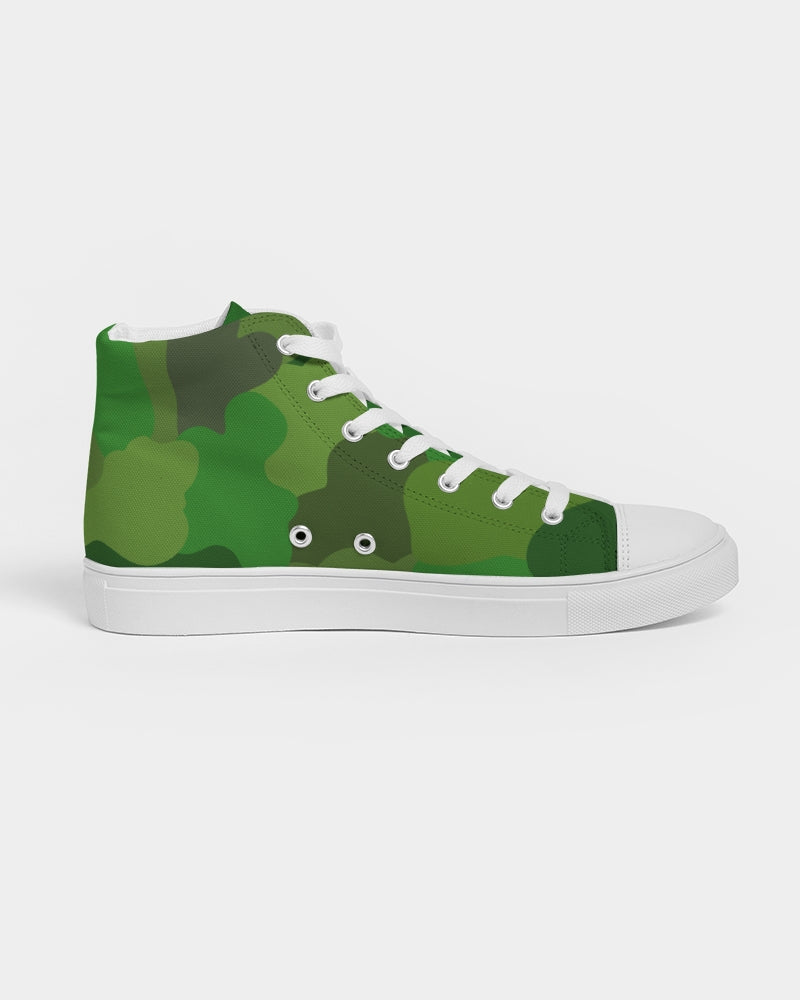 Green Fusion Men's Hightop Canvas Shoe