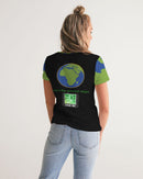 Love Is The Greatest Religion Ladies V-Neck Tee (QR CODE ON BACK FOR BRAND SUPPORTERS)-2