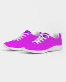 Solid Hot Pink Ladies Athletic Shoe-3