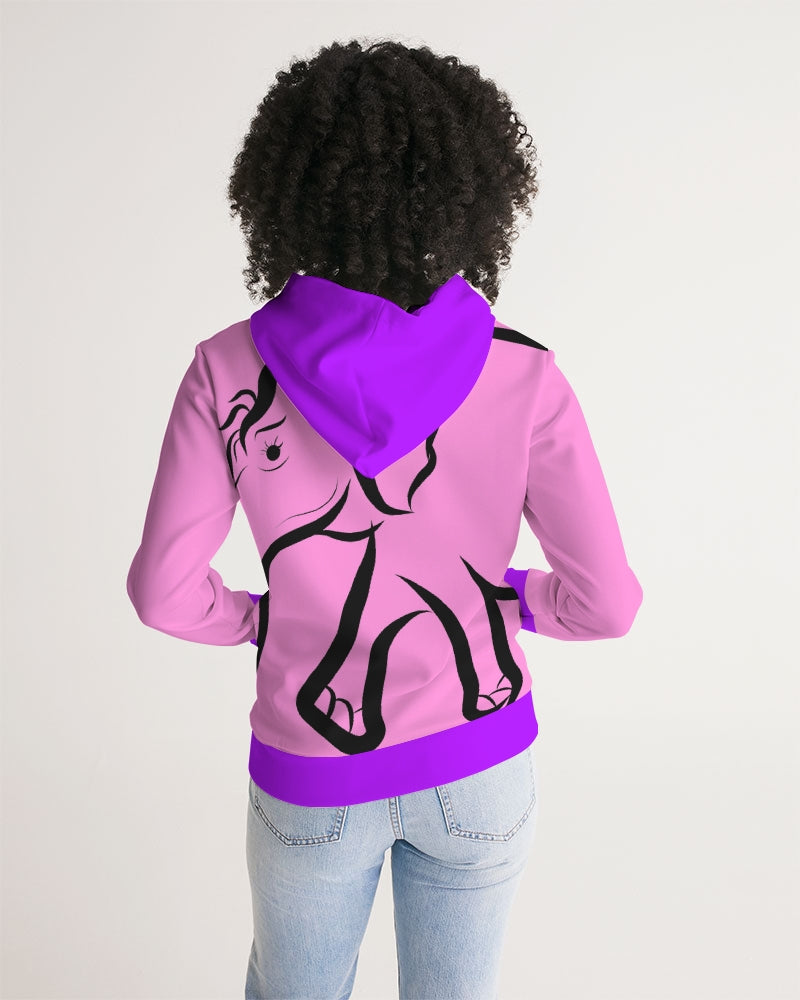 Eat Like A Giant Pink Ladies Hoodie