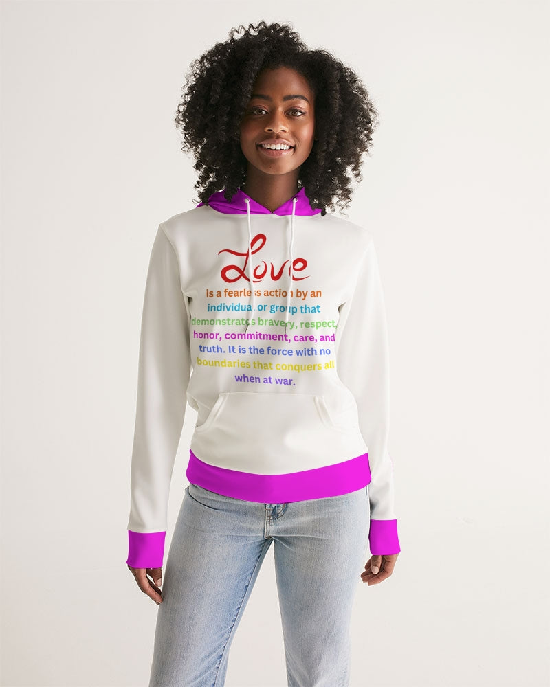 LOVE IS Ladies Hoodie