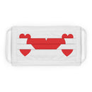 Valentine's Red Hearts Cotton Face Mask-3