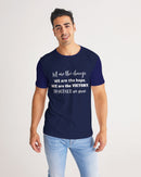 Unity and Freedom Men's Blue Tee-3
