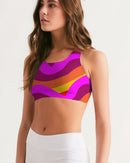 Bright Swirl Seamless Sports Bra-3