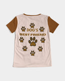 Dog's Best Friend Ladies V-Neck Tee-8