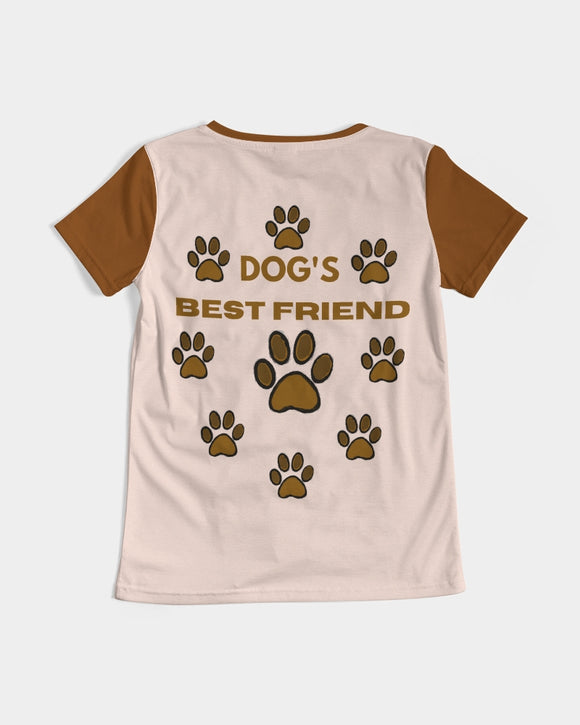 Dog's Best Friend Ladies V-Neck Tee