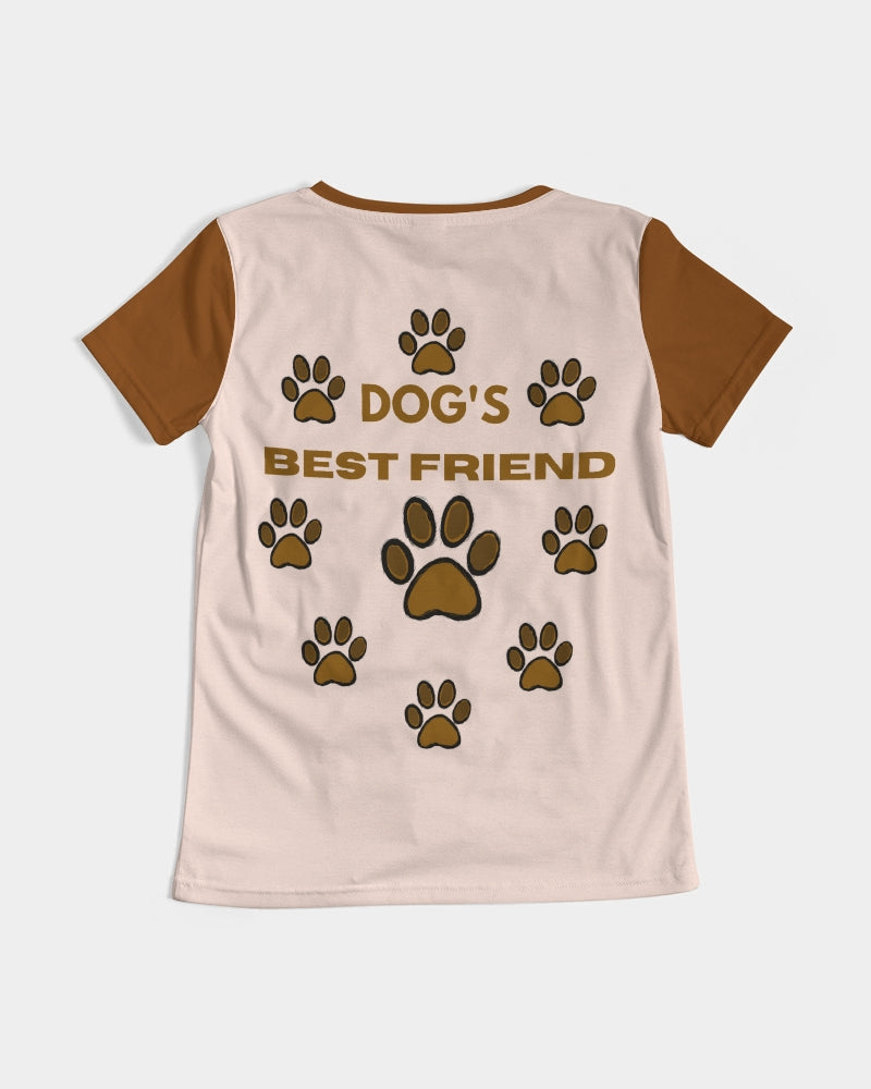 Dog's Best Friend Ladies V-Neck Tee