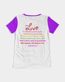 LOVE IS Ladies V-Neck Tee-8