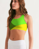 Lemon Lime Ladies Sports Bra-3