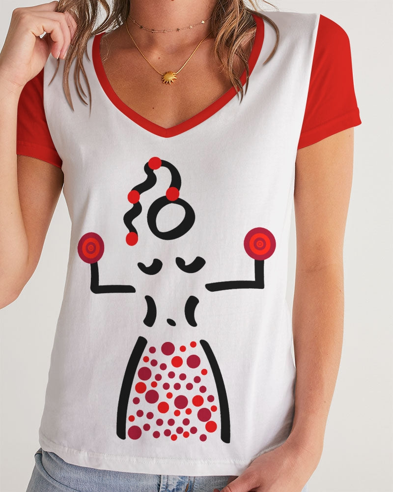 BALANCE Ladies  V-Neck Tee