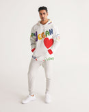 Vegan Heart Men's Hoodie-8