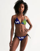 Love Is The Greatest Religion Ladies Triangle String Bikini-1