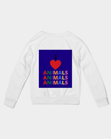 I LOVE ANIMALS Boys Graphic Sweatshirt - 0