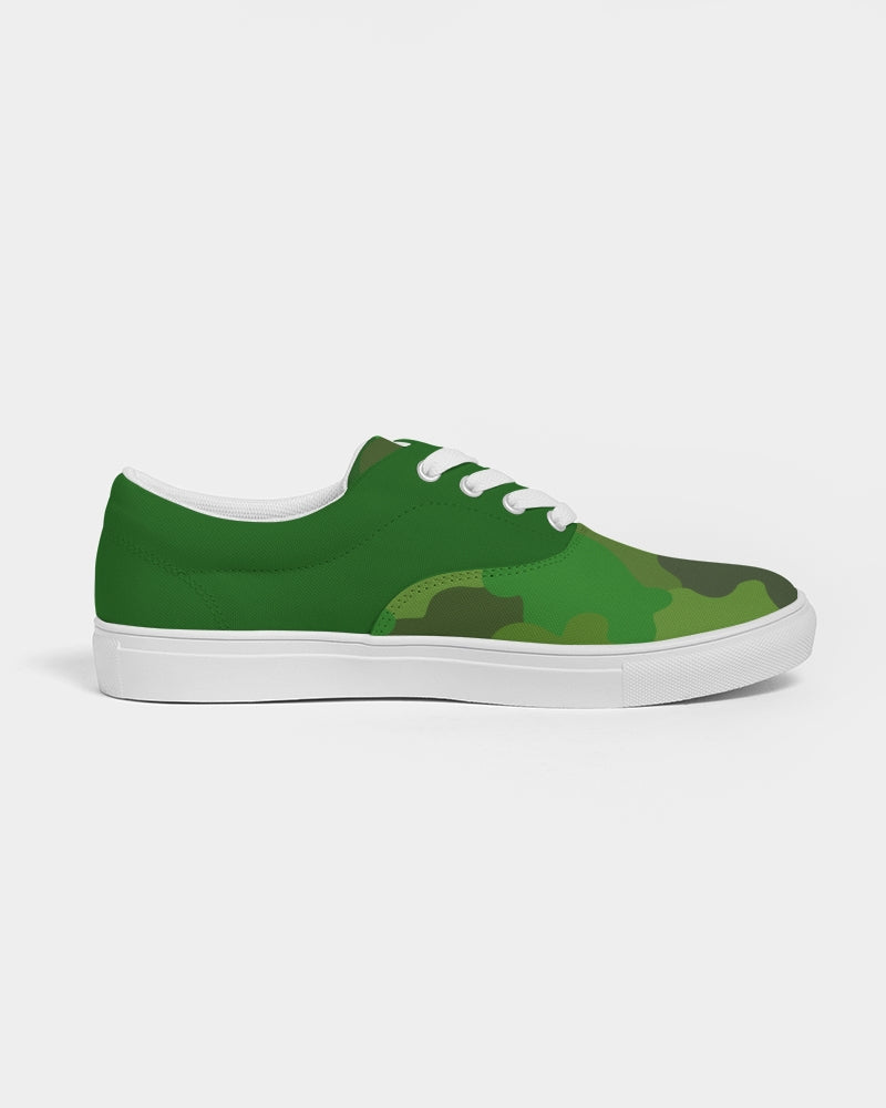 Green Fusion Men's Lace Up Canvas Shoe