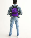 Purple Fusion Small Canvas Backpack-3