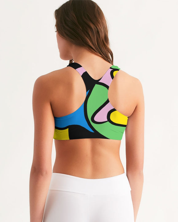 Color Wind Ladies Seamless Sports Bra