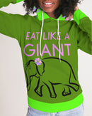 Eat Like A Giant Ladies Hoodie-1