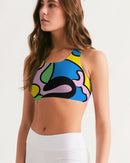 Color Wind Ladies Seamless Sports Bra-3