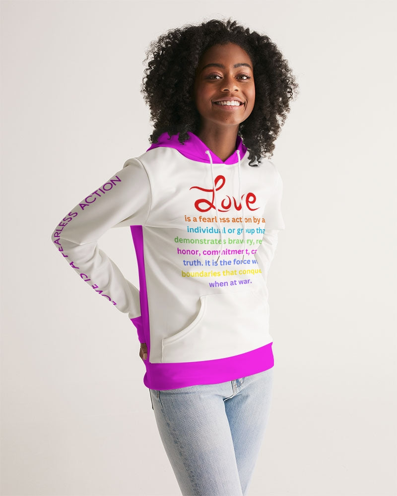 LOVE IS Ladies Hoodie