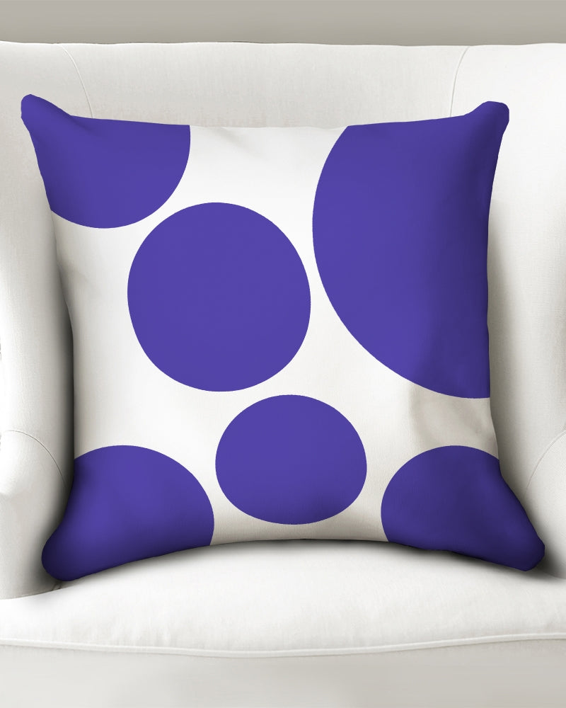 Blue Dot 20x20 Throw Pillow Case