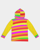 Neon Rainbow Girls Hoodie-2