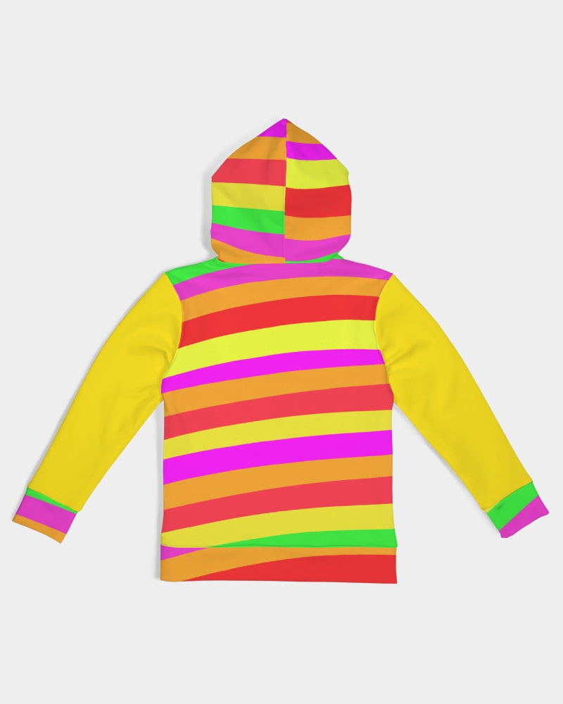 Neon Rainbow Girls Hoodie