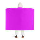 Hot Pink Hooded Sherpa Fleece Blanket-2