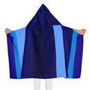 Boys Blue Hooded Towel-2