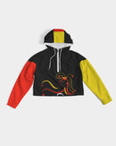 Don't Forget To Stretch Ladies Cropped Windbreaker-4